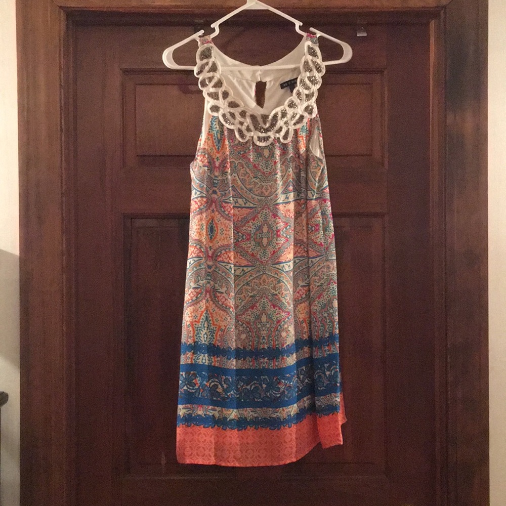 Easter dress, Round neck dress